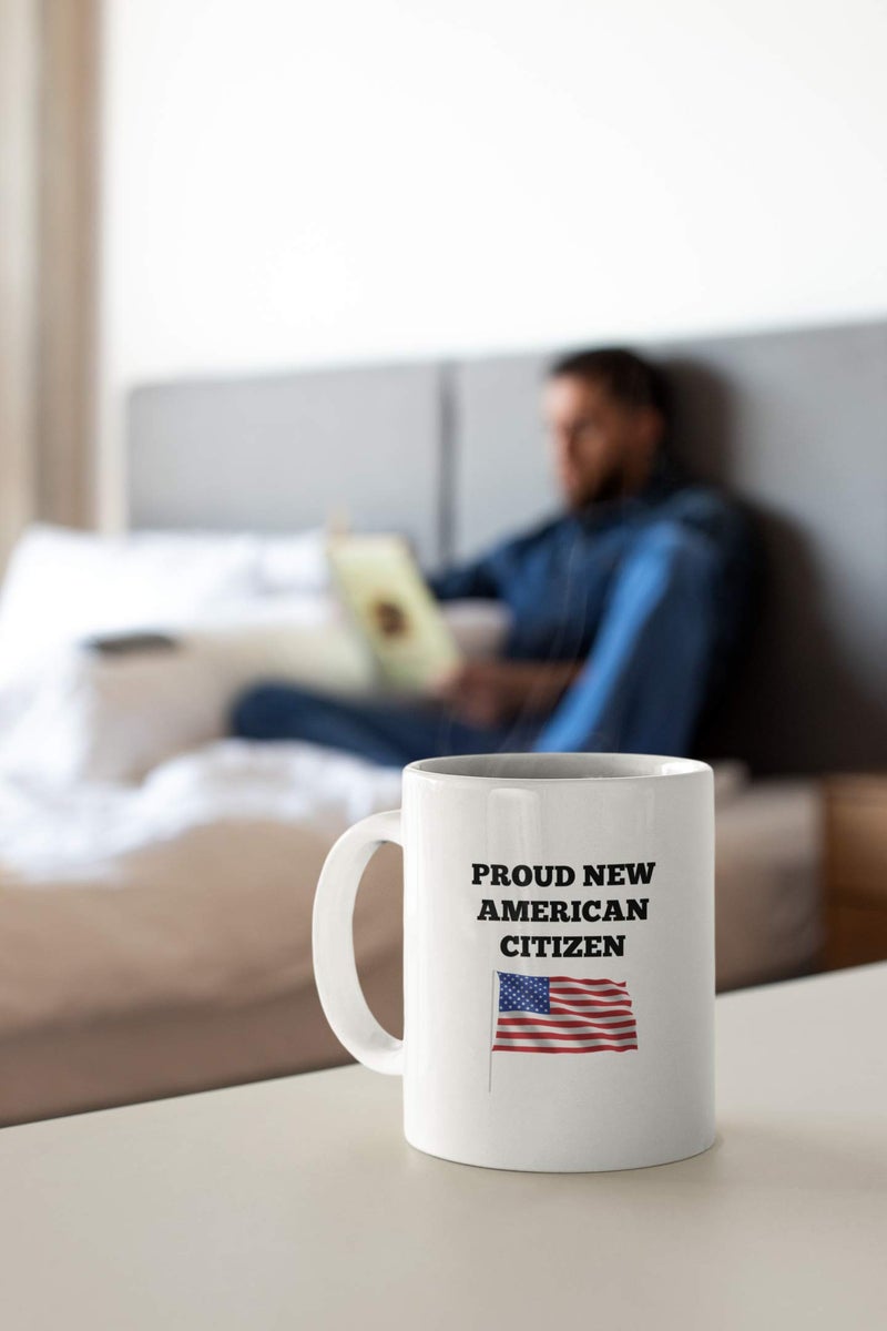 Casitika US American New Citizenship Gifts. 11 oz USA Flag Mug. Gift Idea For Proud Citizens. - Image 5